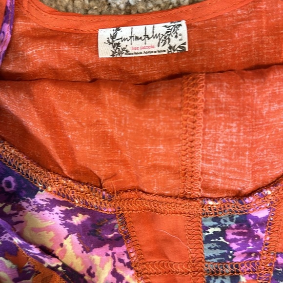 Free People Table for 2 Trapeze slip dress S - Picture 5 of 10